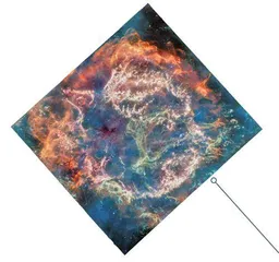 ⻙伯太空望远镜拍到仙后座A超新星遗骸图像距地球约一万一千光年1