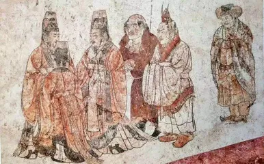 盛唐气象:章怀太子墓壁画全图3