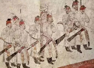 盛唐气象：章怀太子墓壁画全图6