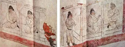 盛唐气象:章怀太子墓壁画全图14