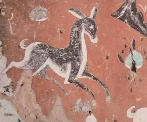 敦煌壁画⾥的“动物世界 ”1