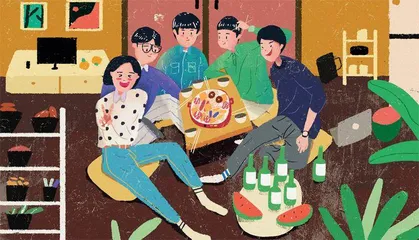 新型合租：面试招室友，客厅办活动