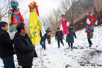 秦岭山中木偶戏1