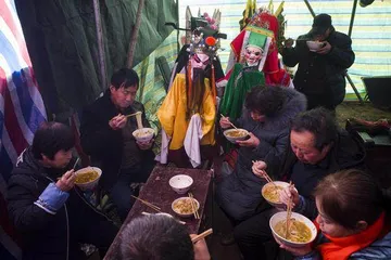 秦岭山中木偶戏3