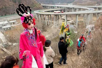 秦岭山中木偶戏9