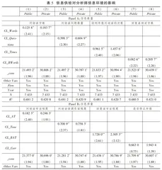 信息披露监管与分析师信息环境
