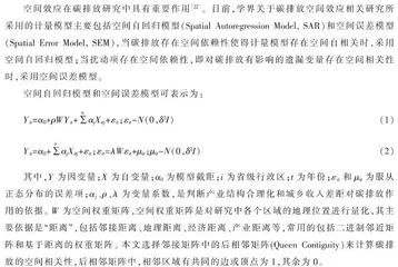 产业结构合理化对碳排放影响的空间效应