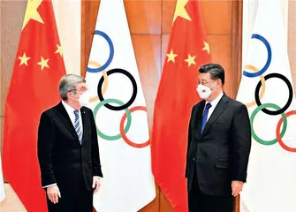 习近平会见国际奥委会主席巴赫