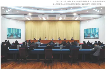 数字化改革引领人大工作创新发展