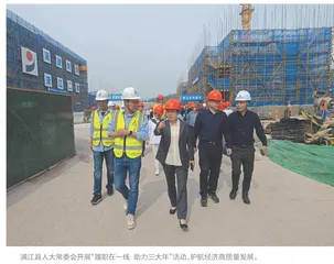 浦江：当好高质量发展“护航人”
