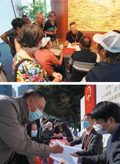 鹿城区：“三官一律”进站解民忧