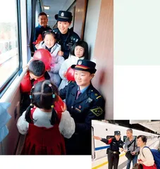 “铁姑娘”乘警队