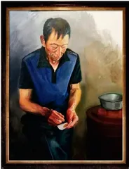 油彩下的生命温度2