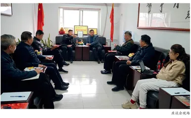 何雷中将一行莅临祖国杂志社调研