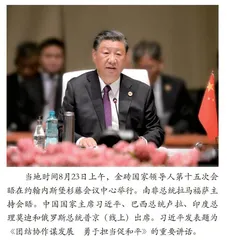 习近平出席金砖国家领导人第十五次会晤并发表重要讲话