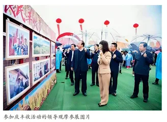 纪沃野田畴抒新歌 硕果飘香话丰收