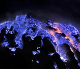 蓝焰火山之谜