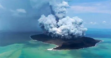 汤加火山大爆发震动全球