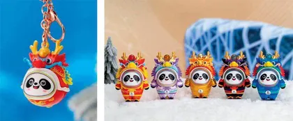 “冰墩墩”解锁新皮肤——龙“战袍” “龙墩墩”秀到你了吗?2
