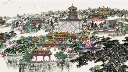 高福海 笔墨纵横 楼台烟雨2