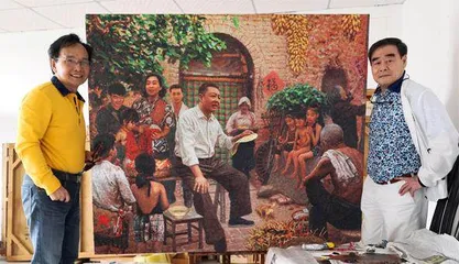 军旅画家王建顺:用油画讲述中国故事4