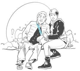 带外婆出去玩