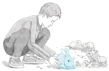 一下雪就回老家的兔子