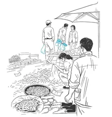 菜场里捡钱的阿瓜