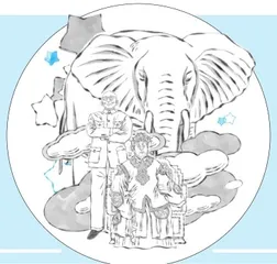 贾母、爷叔和老象