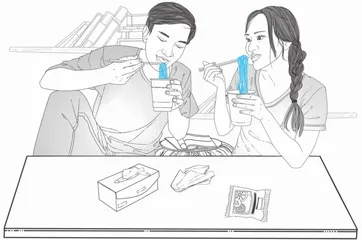 那年的冬夜，他说吃饱了就不会冷