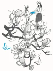 看见玉兰想到你