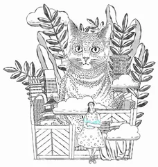抑郁的话，养只猫就好了