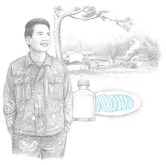 幸运的卤猪头和烧酒