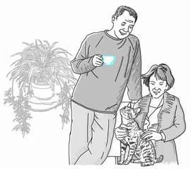 年轻人带回家的猫，已经被爸妈扣下当孙子养了