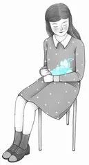 有葡萄干的女人