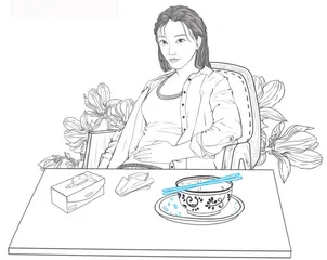 欣然一饱