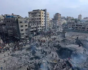 战火下,加沙地带经济民生如何运转1