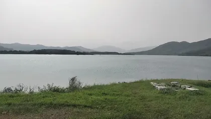 赤田水库,一库碧水润鹿城2