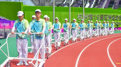 音乐秀火出圈、“快擦手”跪地150次……亚运会上青春力量耀眼夺目