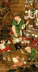 丹青绘婴戏：孩子王苏汉臣