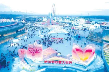 飞雪笑迎八方客！