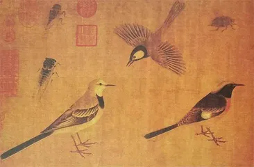 五代·写生真禽图