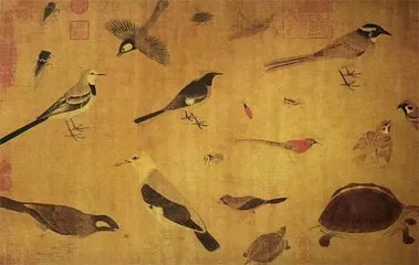 五代·写生真禽图1