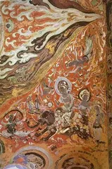 乘象入胎图　隋·敦煌莫高窟壁画1