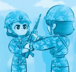 漫画高手祁逸菲:从清华女生到海军陆战队“霸王花”4