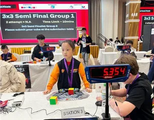 魔方女孩曹岂娴:天赋与家庭教育的完美结合1