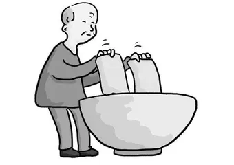 手绘假币换真情
