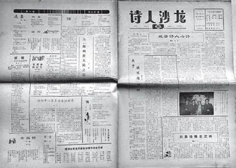 《诗林》创办《诗人沙龙》报之缘起际会