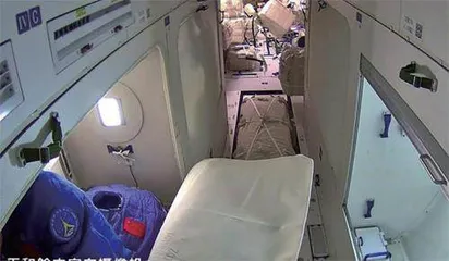中国空间站航天员的个人房间什么样儿?4