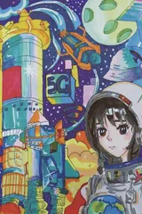 第三届“天宫画展”在中国空间站开展1